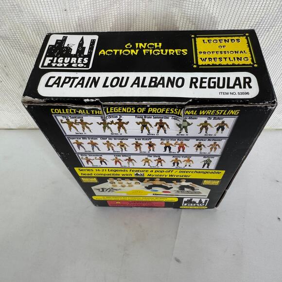 Figures Toy Co Captain Lou Albano Legends Wrestling Figure WWF Wwe 2001 - Picture 4 of 10